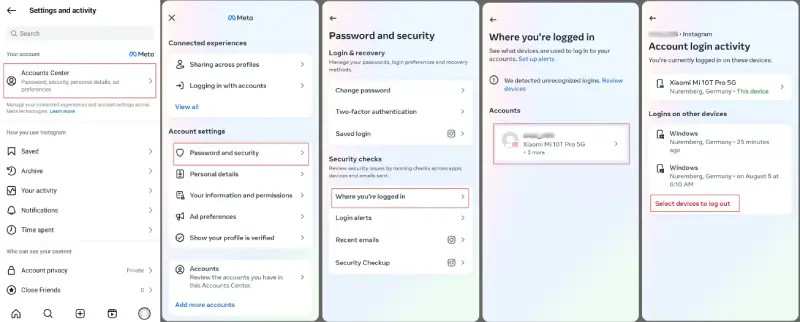 امنیت پیج با بررسی تاریخچه لاگین