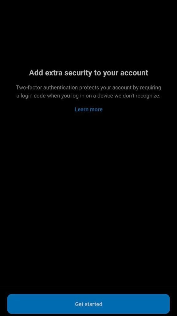 Upgrade Instagram security