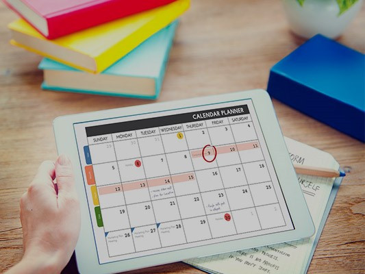 قالب تقویم محتوا قالب تقویم محتوا